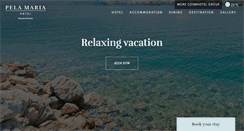 Desktop Screenshot of pelamariahotel.com